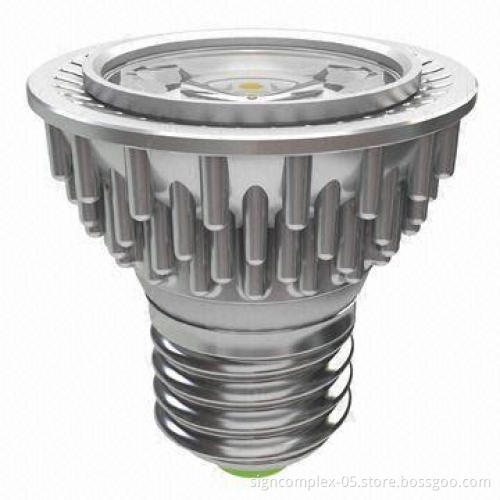 E27 LED Spotlight with 5W power, equivalent to a 40 to 50W convention spotlight and CE standards